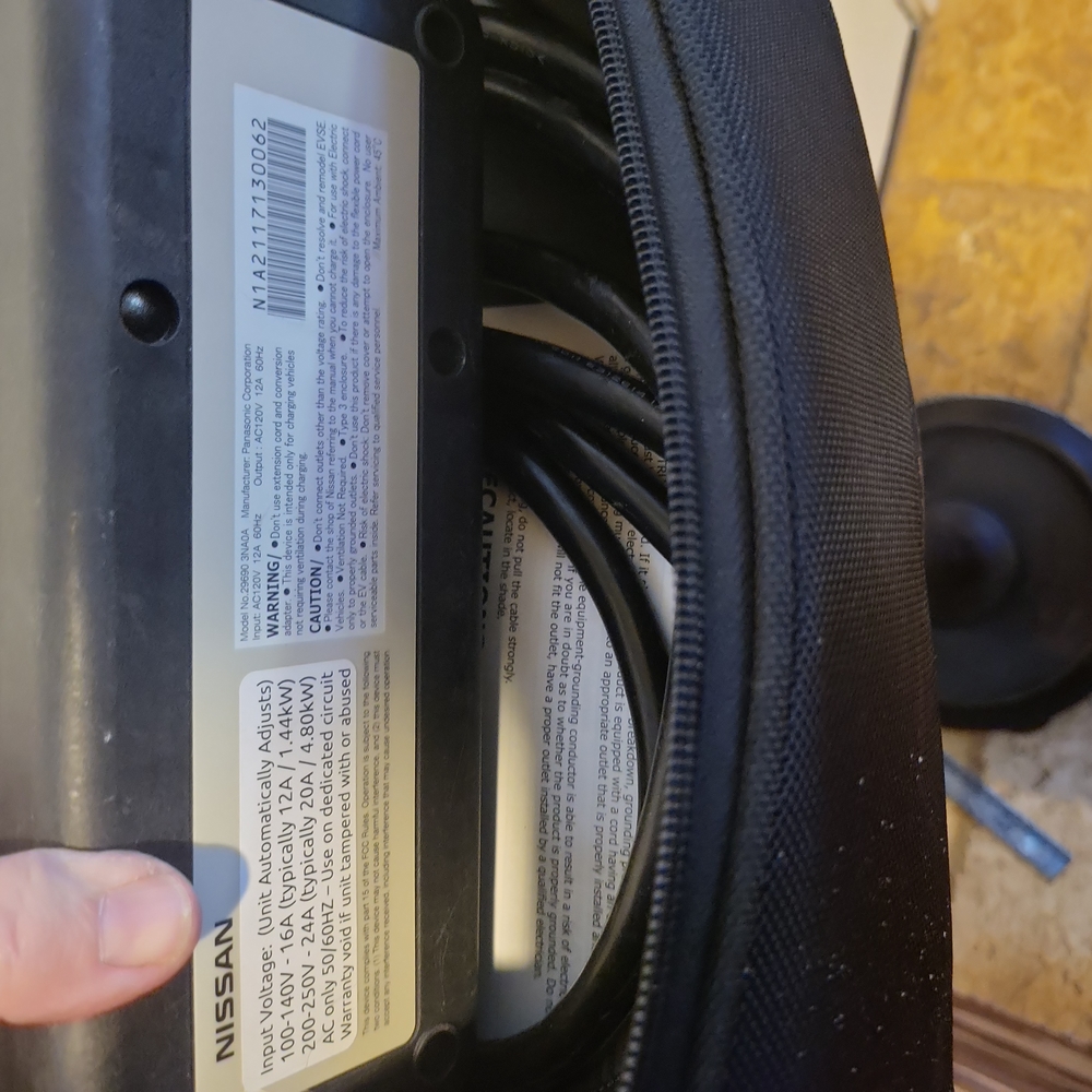 Nissan Leaf 30Amp 240v Quick Charger w/ Case Professionally Modified - Picture 4 of 6